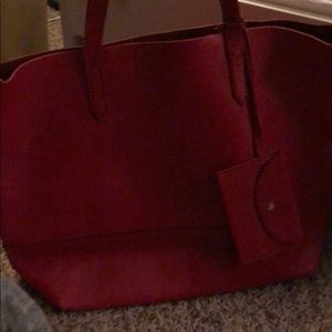 Madewell leather tote